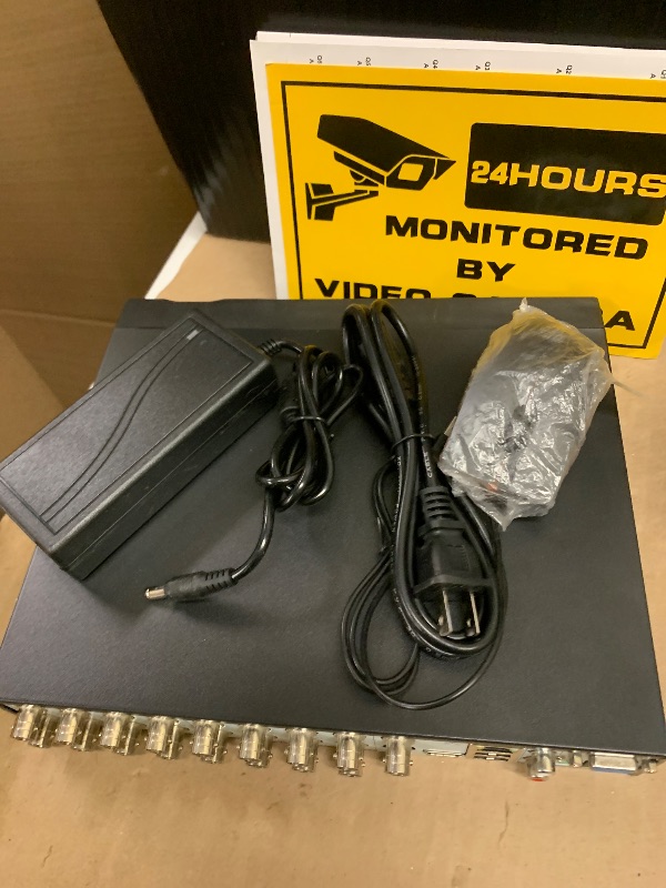 Photo 1 of 16 Channel Security Recorder DVR,5MP 16CH Surveillance Video Recorder for Security Camera,5MP Hybrid 5-in-1 Camera DVR AHD/TVI/CVI/CVBS/IP with Human Detection,24/7 Recording(with 4TB Hard Drive)