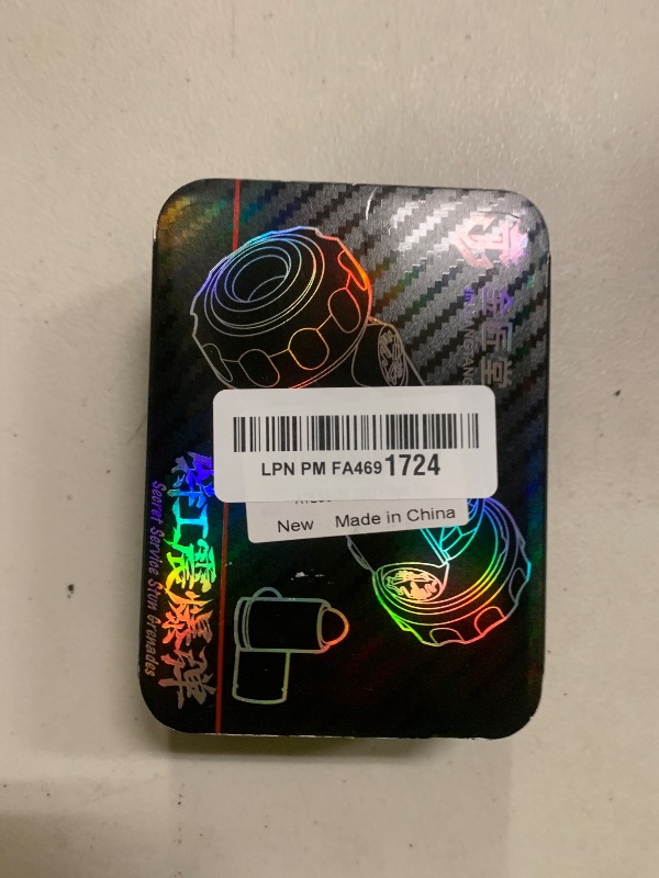 Photo 1 of 4 in 1 Metal Fidget Gun Toy Shoot+ Spinner+ Ratchet+ Slider Finger Fidget Toys Adults EDC ADHD Focus Anxiety Stress Relief Boredom Office Travel Toy (Titanium Color)