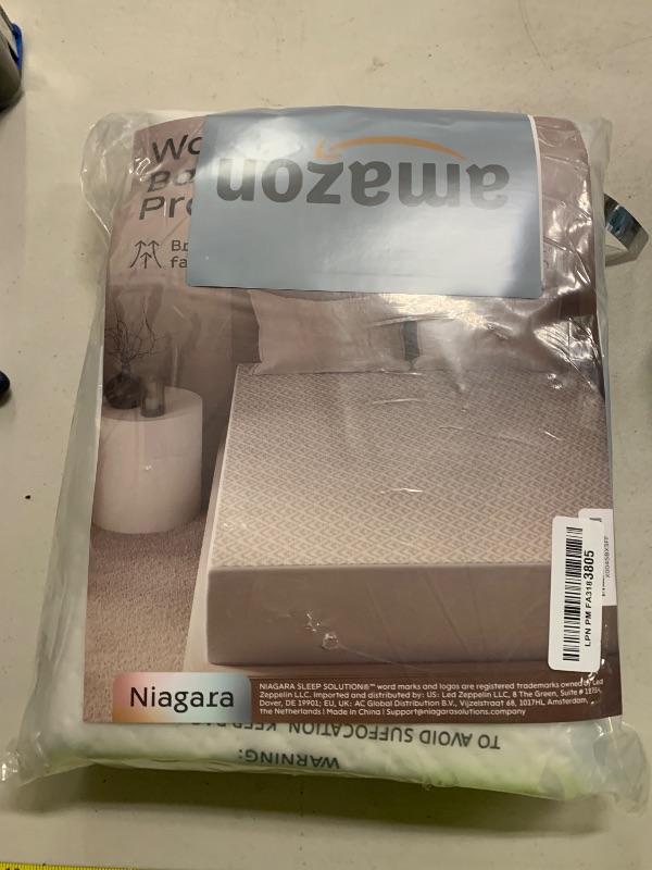 Photo 1 of 100% Waterproof Full Size Mattress Protector - 360 Pad Protection Against Spills, Stains & Accidents for Parents & Pet Owners - Noiseless & Cooling Viscose Made from Bamboo (White)