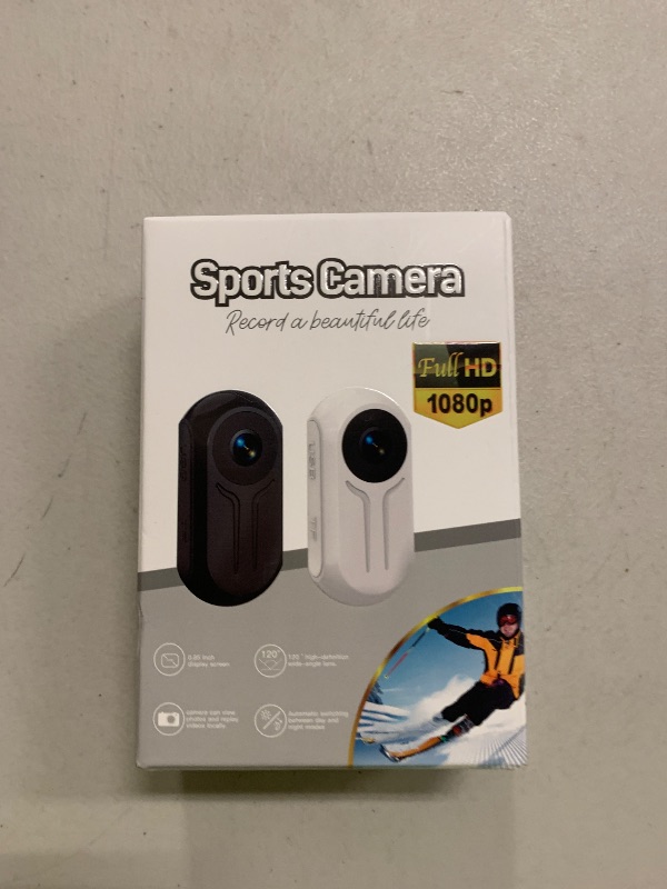 Photo 1 of 1080P Sports Action Camera with 64GB Card, Mini Body Camera Wearable Action Body Cam, Portable Recorder with Magnetic Back Clip