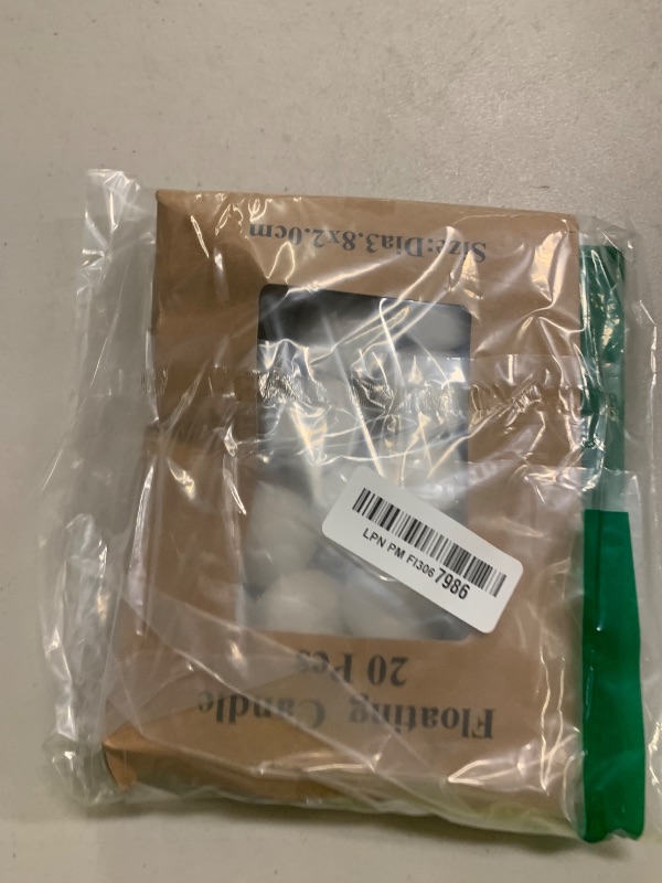 Photo 1 of 20 Pcs Floating Candles Centerpieces, 1.5 Inch Unscented Floating Candles Small Decoration for Valentine's Day, Thanksgiving, Wedding, Holiday, Parties and Home Decor