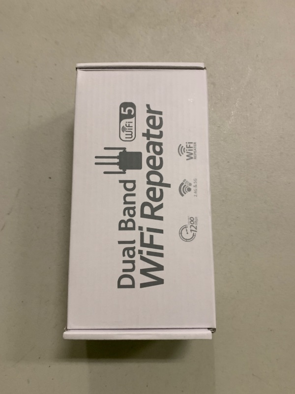 Photo 1 of 12880 Sq.Ft Range WiFi Extender Signal Booster Dual Band 5GHz/2.4GHz, 105-Device Compatibility, Simple Installation, WiFi Extender