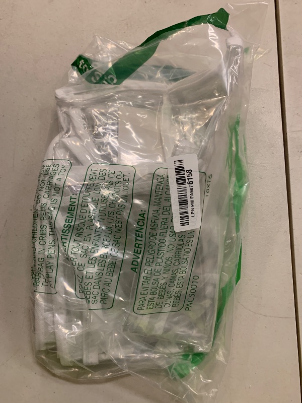 Photo 1 of 5PACK Clear Zippered Storage Bag for Clothes, 22L Clear Storage Bags, and Blanket Storage Bags for Bedding, Blankets, Comforters, Clothing, Books, DVD & CD (White)