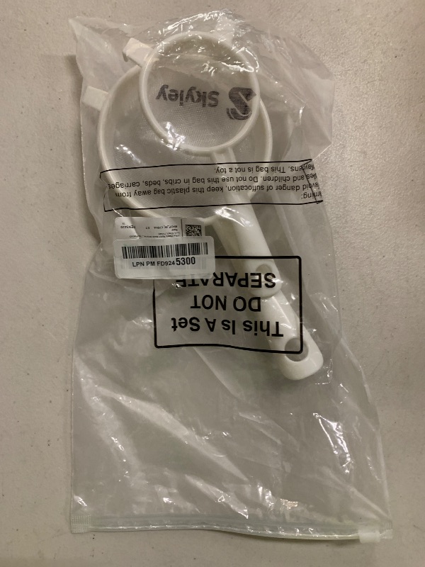 Photo 1 of 3 Pcs Plastic Nylon Mesh Strainer Colander with Handle Double Ear Fine Food Mesh Strainer Flour Sifter for Baking Kitchen Colander Sifter Kefir Tea Juice Pasta(3 Inch, 5 Inch, 7 Inch)