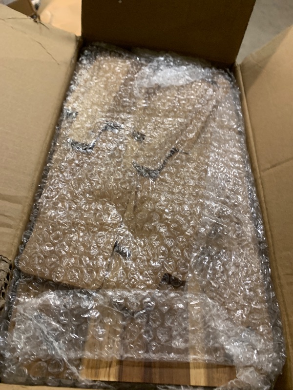 Photo 1 of 2 PCS 1.5 Gallon Drink dispenser, Glass Beverage Dispenser With Wood Stand, Large Water Drink Dispensers for Parties With Stainless Steel Spigot, Ideal for Lemonade,Juice, Tea, and Party Drinks