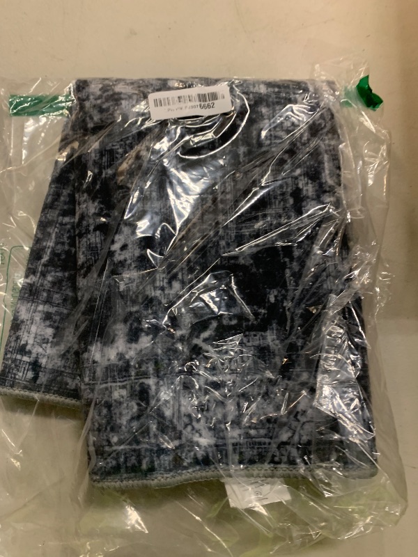 Photo 1 of 2x3 Washable Rugs for Entryway, Small Area Rug for Kitchen Non Slip, Soft Modern Throw Rugs for Bedroom Beside, Front Door Mat Indoor Entrance Entry Rug, Low Pile, Non-Shedding, Foldable, Gray