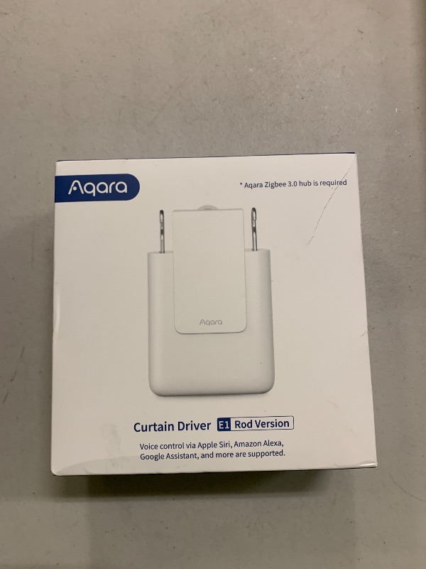 Photo 1 of [Upgraded Version] Aqara Smart Curtain Motor E1 (Rod Version, 1 Pack), Requires AQARA Zigbee 3.0 HUB, Not Support Hubs from Other Brands, Support HomeKit, Alexa and IFTTT