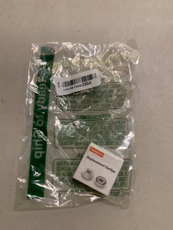 Photo 1 of [4 Pairs ] Replacement Ear Tips for AirPods Pro and AirPods Pro 2 with Noise Reduction Hole, Silicone Ear Tips for AirPods Pro with Portable Storage Box and Fit in The Charging Case(XS/S/M/L)