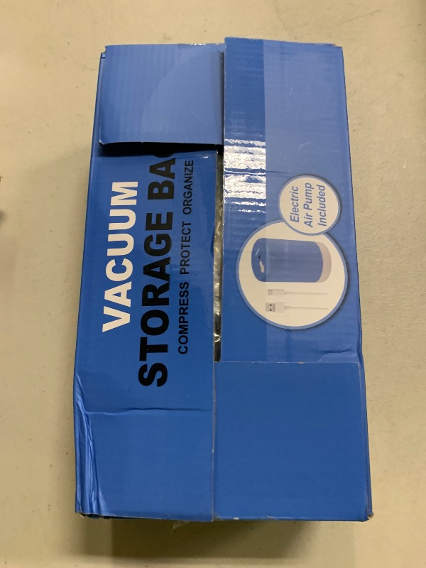 Photo 1 of 10 Pack Travel Vacuum Storage Bags with Rechargeable Wireless Electric Pump for Luggage, Suitcase, Carry-on Size Vacuum Seal Compression Space Saver Bags for Clothes and Clothing Travel