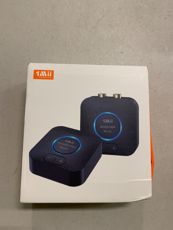 Photo 1 of 1Mii 2.4GHz Wireless Audio Transmitter Receiver Set for TV, 260Ft/80M Long Range 25ms Low Latency with AUX RCA in/Out,Wireless Audio Adapter for TV PC Powered Speaker Amplifier Soundbar