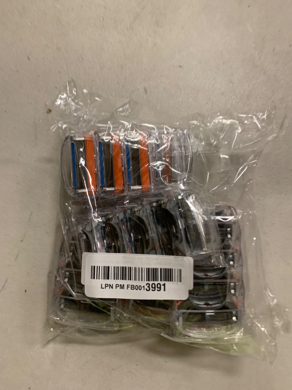 Photo 1 of 24Pcs Premium Razor Blades for Men compatible gillette fusion 5 blades refills -5-Layer Stainless Steel Refills Compatible with Fusion 5 Style Razors,Smooth Shaving Replacement Cartridges Value Pack