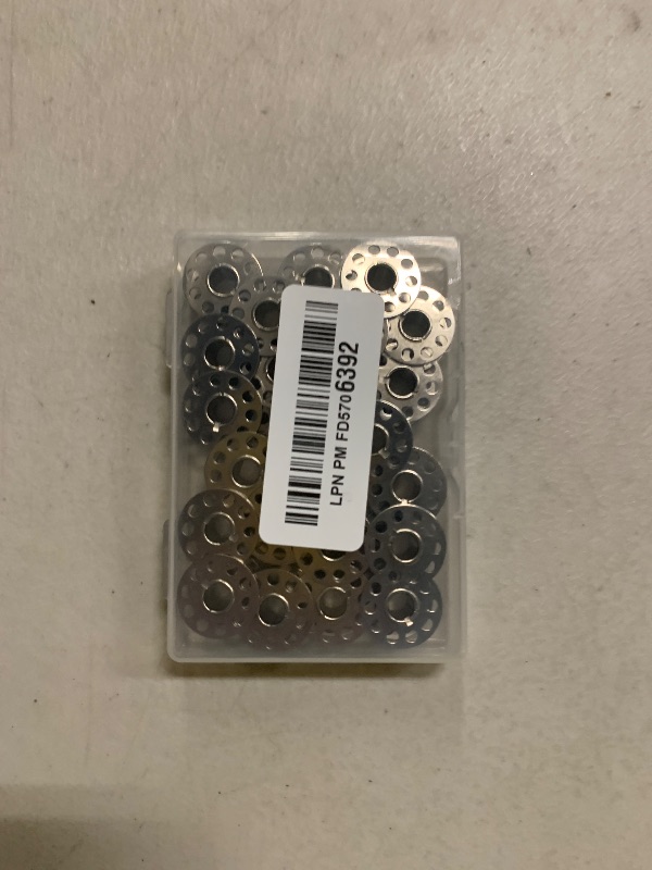 Photo 1 of 29 Pcs Metal Bobbins for Sewing Machine – Class 15 Size, Compatible with Singer, Brother, Janome, Bernina, Elna, Kenmore, Toyota, Babylock – Ideal for Quilting, Embroidery, Thread Winding, DIY Sewing