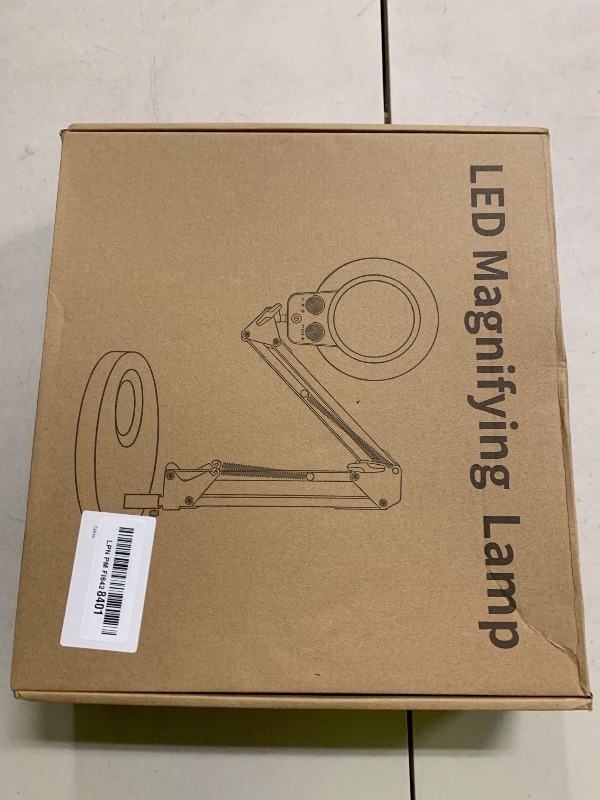 Photo 1 of 12X Magnifying Glass with Light Hands Free, 2025 New Upgrade Infinite Color and Brightness Magnifying Desk Lamp & Clamp, 2-in-1 LED Lighted Magnifier Stand for Craft Reading Hobby Close Work