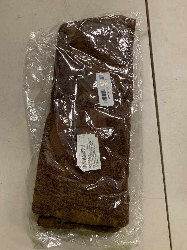 Photo 1 of 2 Pcs Football Hand Towels Cotton Absorbent Kitchen Towels Football Jacquard Weave Washcloths for Bathroom Decor Cleaning Cooking Hand Drying 14 x 29 Inch