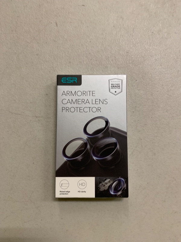 Photo 1 of ESR Camera Lens Protector for iPhone 17 Pro Max/17 Pro/16 Pro Max/16 Pro/15 Pro Max/15 Pro/14 Pro Max/14 Pro, Ultra-tough HD Individual Lens Protectors, Ultra-thin Tempered Glass, 1 Pack, Blue Shimmer
