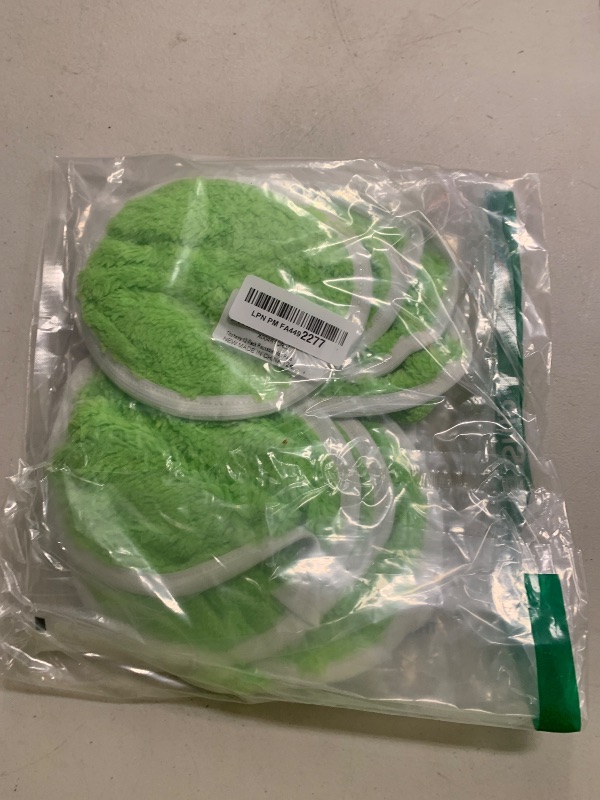 Photo 1 of 12-Pack Reusable Coral Fleece Mop Pads Washable Wet Mopping Cloths and Dry Sweeping Cloths for Swiffer Sweeper – Washable Wet & Dry Microfiber Pads for Surface/Hardwood Floor Cleaning, Tile & More.