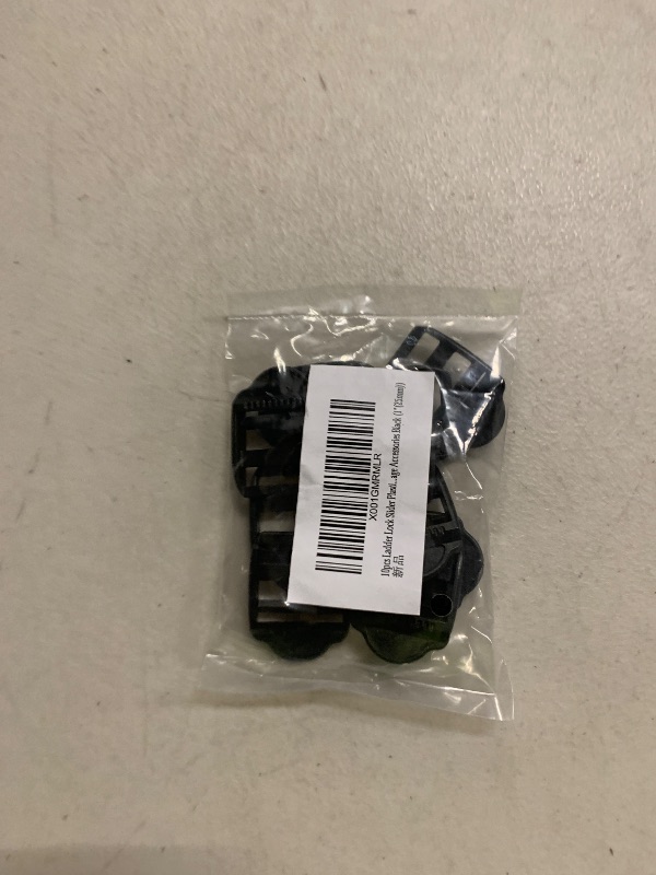 Photo 1 of 10pcs Ladder Lock Slider Plastic Buckles Belt buckle Package Accessories Black (1"(25mm))