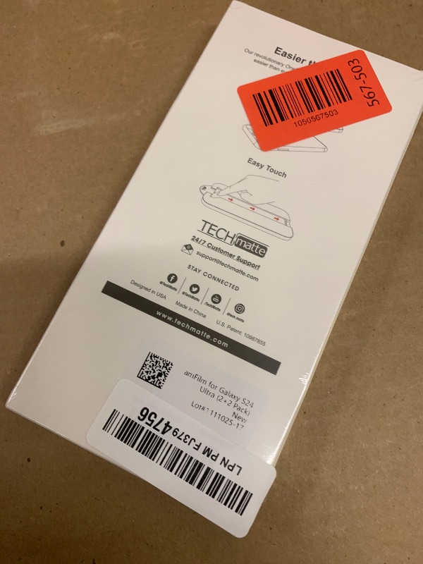 Photo 1 of amFilm Auto-Alignment OneTouch for Samsung Galaxy S24 Ultra 6.8'' Screen Protector + Camera Lens Protector, Tempered Glass, 30 seconds Installation, Bubble Free, Case Friendly, Anti-Scratch [2+2 Pack]