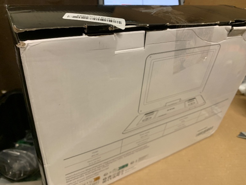 Photo 1 of 17.5" Portable DVD Player with 15.6" Large HD Screen, 6 Hours Rechargeable Battery, Support USB/SD Card/Sync TV and Multiple Disc Formats, High Volume Speaker, Black