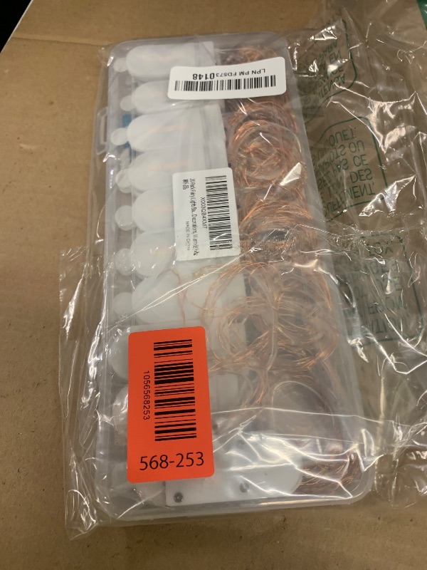 Photo 1 of 20 Pack Fairy Lights Battery Operated, 3.3ft 20 LED Mini String Lights Twinkle Lights Copper Wire Firefly Starry Lights for Mason Jars Wedding Party Christmas Centerpiece Table Decorations, Warm White