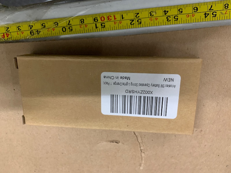 Photo 1 of Ariceleo Mini Halloween Fairy Lights Battery Operate, 1 Pack Copper Wire Night Lights 3*AAA Battery Powered Led Starry Fairy String Lights for Bedroom, Christmas, Party, Decoration(5m/16ft Orange)