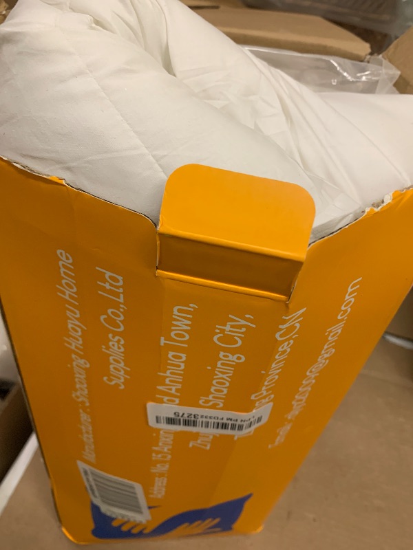 Photo 1 of Artscope Synthetic Down Pillow Insert, 22x22 Down Alternative Throw Pillow Insert. Ultra Soft Fluffy Sleeping Pillow with 100% Cotton Cover, Decorative Pillows Set of 2-White.