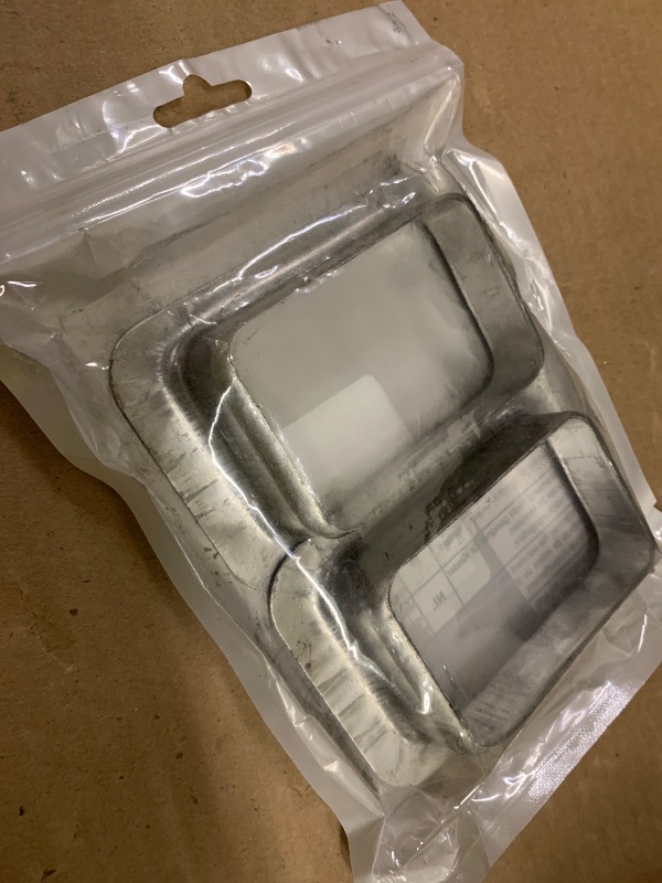 Photo 1 of 2 Pack 2" x 3" Rain Gutter Downspout Aluminum Drop Outlet K Style