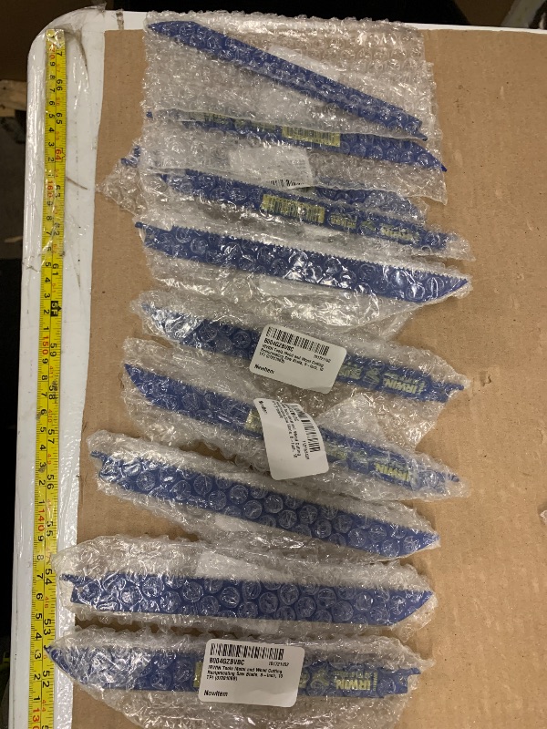 Photo 1 of 10 pcs IRWIN Tools Metal and Wood Cutting Reciprocating Saw Blade, 8-Inch, 10 TPI (372810BB)