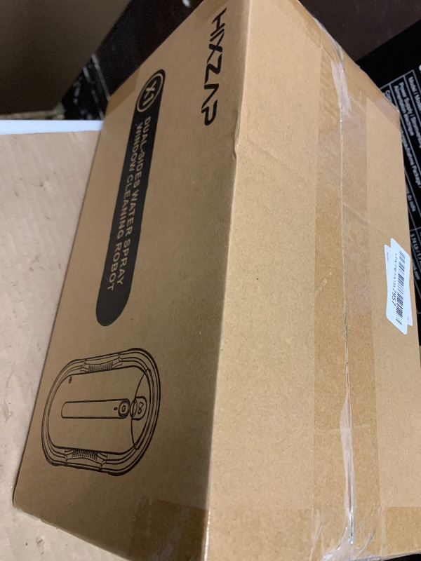 Photo 1 of HIXZAP Smart Window Cleaning Robot with bidirectional ultrasonic Spray & 85ml Tank - Automatic Edge Detection, 2400-3200pa Strong Suction, Anti-Drop Protection for Effortless Cleaning