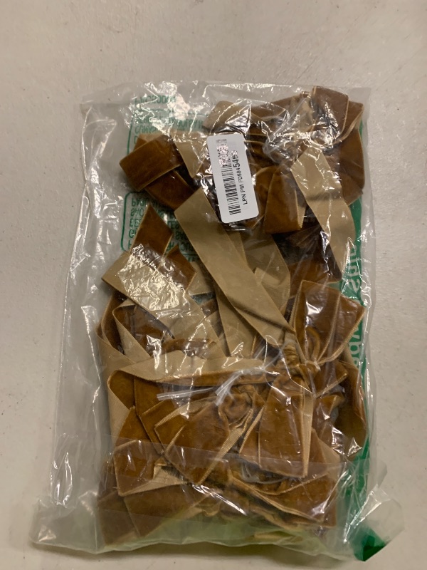 Photo 1 of 12Pcs Vintage Velvet Ribbon Bows Christmas Tree Decorations,5in x 10in Brown Xmas Ornaments for Tree Home Party Front Door Wreath Holiday Decor