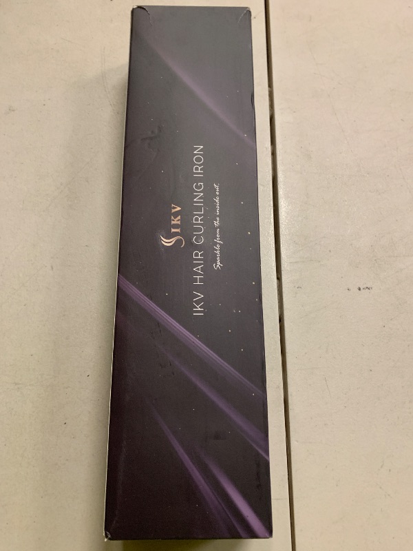 Photo 1 of 2 Inch Curling Iron Extra Long Barrel for Long Hair, Large Barrel Curling Wand Ceramic Tourmaline with LCD Display,10 Temps, Dual Voltage