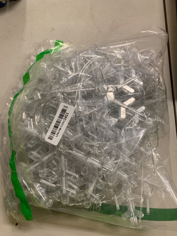 Photo 1 of 16.4 Ft Christmas Snowflake Window Lights, Hanging Christmas Curtain Lights Outdoor 288 LED with 24 Drops, 8 Modes Cool White Snowflake Decorations for Holiday Window Decorations,Yard, Curtain, Party