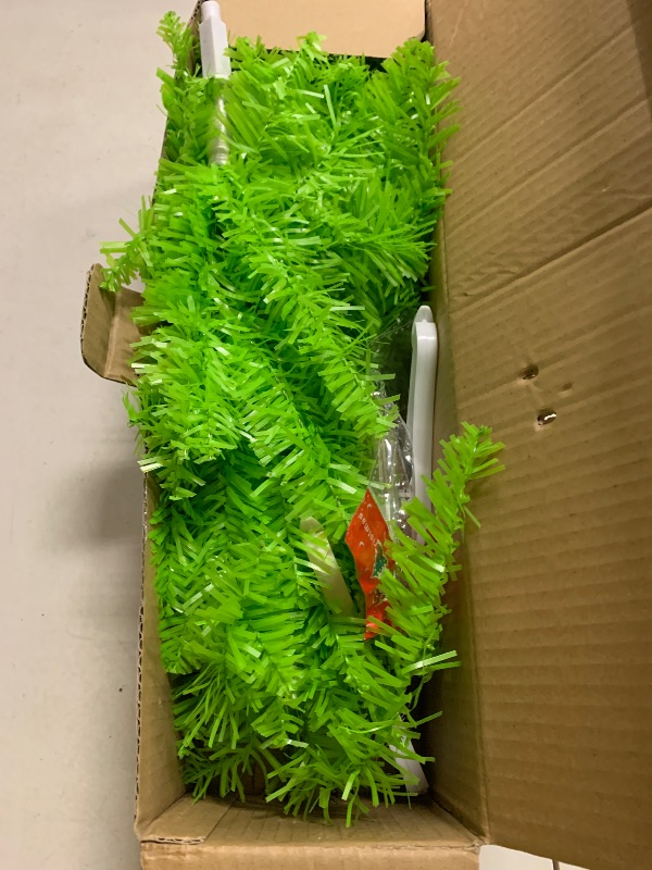 Photo 1 of [Timer & 8 Modes] 3Feet Christmas Tree Lime Green, Small Christmas Tree with Lights for Indoor Home Living Room Office Holiday Decor, Green Xmas Tree with Star Topper