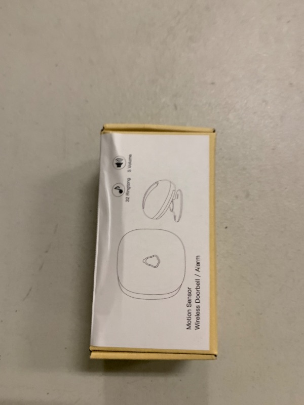 Photo 1 of Wireless Motion Sensor Door Chime: Business Entry Doorbell Indoor Motion Detector Buzzer (500Ft Range, 32 Tunes, 5 Level Volume) Store Entrance Alert Bell Bed Alarm for Elderly Dementia Patients