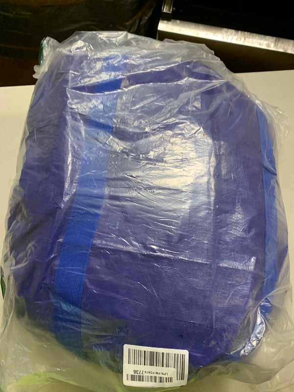 Photo 1 of 12 Pack Extra Heavy Duty Large Moving Bags with Strong Zipper & Comfortable Handles, Sturdy & Durable Clothes Storage Bags Totes Bins, Packing Moving Boxes for College Supplies, Blue