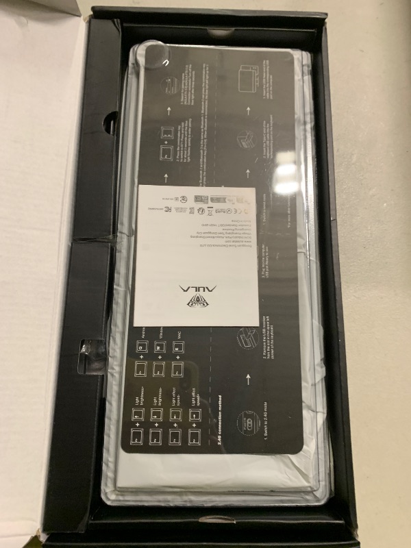 Photo 1 of AULA F75 Pro Wireless Mechanical Keyboard with Knob,75% Hot Swappable Custom Gaming Keyboards,RGB Backlit,Pre-lubed Switches,Side Printed PBT Keycaps Creamy Sounding Computer Keyboard, Line Black