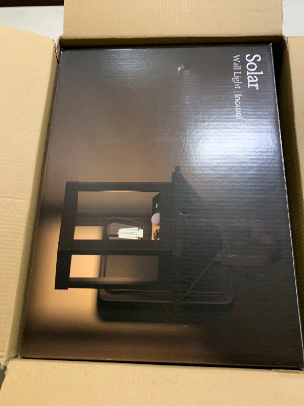 Photo 1 of 2025 New 2 Pack Solar Outdoor Wall Lights for Fence Front Door Waterproof Dusk to Dawn Motion Sensor LED Sconce with 3 Modes,3000K E26 Bulb Included,Exterior Porch Lamps Wall Mount Patio Decorative