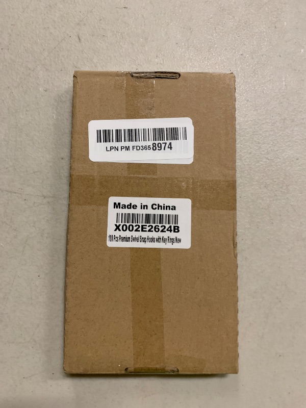 Photo 1 of 100PCS Premium Swivel Snap Hooks with Key Rings,Metal Lanyard Keychain Hooks Lobster Clasps for Key Jewelry DIY Crafts Black 1.38inches/35mm(50 Pcs Lanyard Snap Hooks+50 Pcs Key Rings)