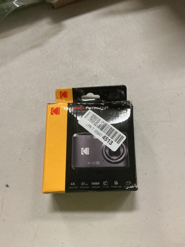 Photo 1 of KODAK PIXPRO Friendly Zoom FZ45-WH 16MP Digital Camera with 4X Optical Zoom 27mm Wide Angle and 2.7" LCD Screen (White)