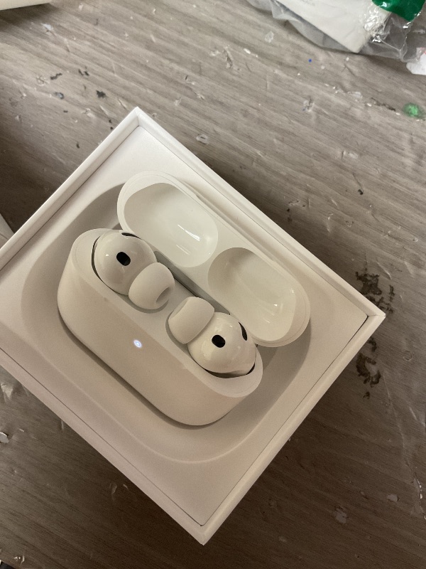 Photo 1 of Apple AirPods Pro 3 Wireless Earbuds, Active Noise Cancellation, Live Translation, Heart Rate Sensing, Hearing Aid Feature, Bluetooth Headphones, Spatial Audio, High-Fidelity Sound, USB-C Charging