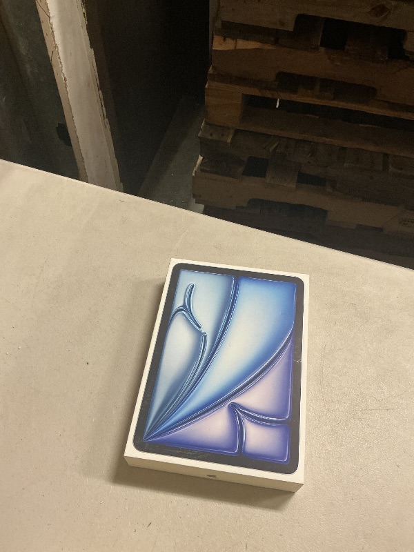 Photo 1 of Apple iPad Air 11-inch with M3 chip Built for Apple Intelligence, Liquid Retina Display, 128GB, 12MP Front/Back Camera, Wi-Fi 6E, Touch ID, All-Day Battery Life — Blue