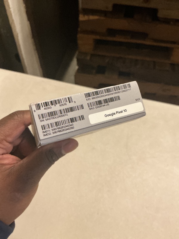 Photo 1 of Google Pixel 10 - Unlocked Android Smartphone - Gemini AI Assistant - Advanced Triple Rear Camera, Fast-Charging 24+ Hour Battery, and 6.3" Actua Display - Obsidian - 128 GB (2025 Model)