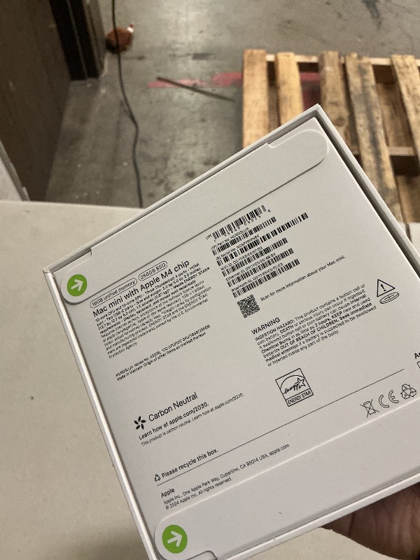 Photo 1 of Apple 2024 Mac mini Desktop Computer with M4 chip with 10?core CPU and 10?core GPU: Built for Apple Intelligence, 16GB Unified Memory, 256GB SSD Storage, Gigabit Ethernet. Works with iPhone/iPad