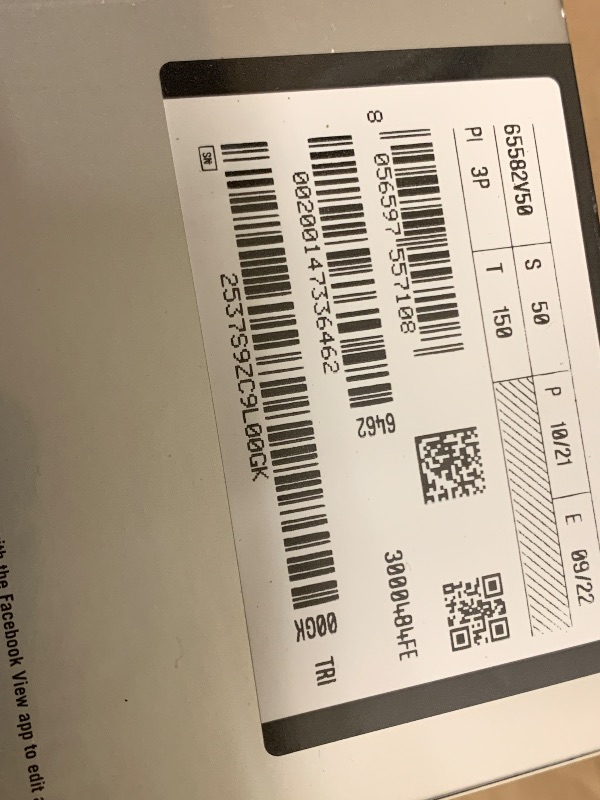 Photo 1 of Ray-Ban Stories | Wayfarer Square Smart Glasses, Shiny Blue/Dark Blue Polarized, 50 mm