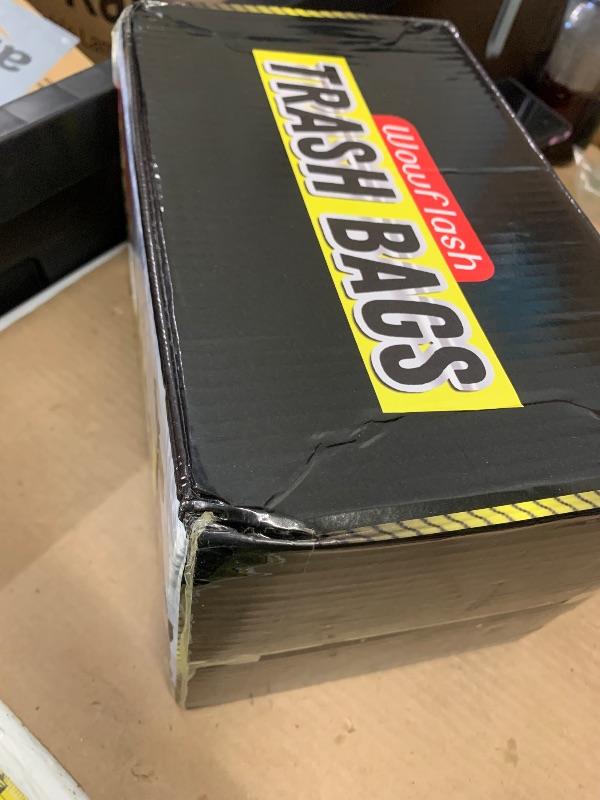 Photo 1 of 100 Count 55-60 Gallon Trash Bags, Sturdy & Tear-Resistant Commercial Can Liners 55 Gallon, Large Garbage Bags, Large Black Trash Bags for Commercial, Lawn and Leaf Bags