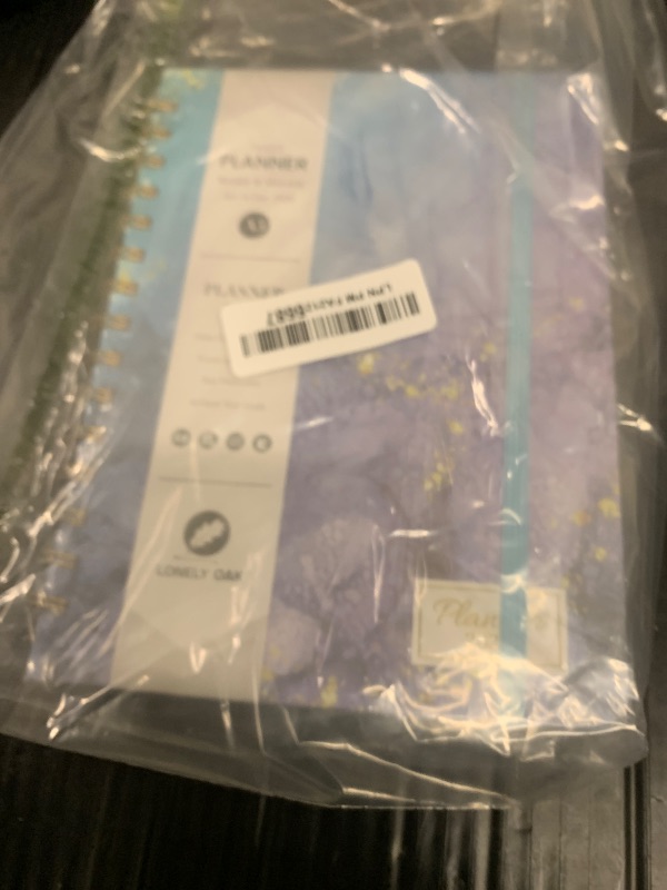 Photo 1 of 2026 Planner, A5 Weekly and Monthly Planners with Tabs, Spiral Bound Daily Calendar 2026 Planner, Agenda Organizers from Jan. to Dec., Hardcover Habit Tracker Journal 6.18" x 8.5"(Blue Marble)