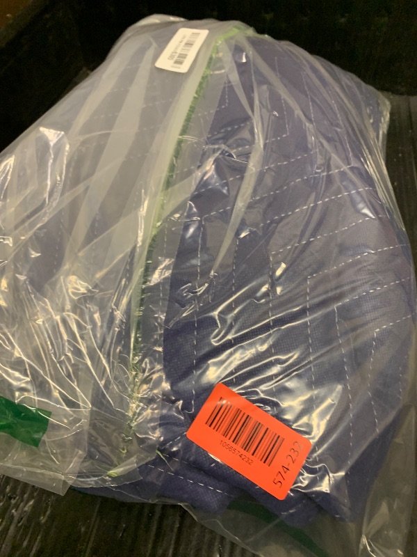 Photo 1 of 2 Pack Moving Blankets Heavy Duty 80"x72" Quilted Packing Blankets for Moving Furniture Padded Shipping Furniture Mover Blue