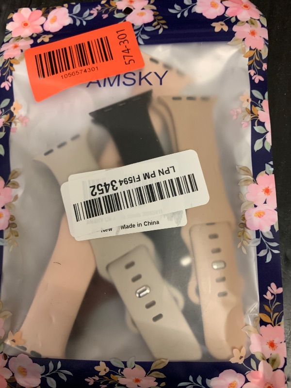 Photo 1 of 6 Pack Sport Bands Compatible with Apple Watch Band 38mm 40mm 41mm 42mm 44mm 45mm 49mm 46mm,Silicone Waterproof Strap for iWatch Apple Watch Series 11 10 9 Ultra 8 7 6 5 4 3 2 1 SE Women Men