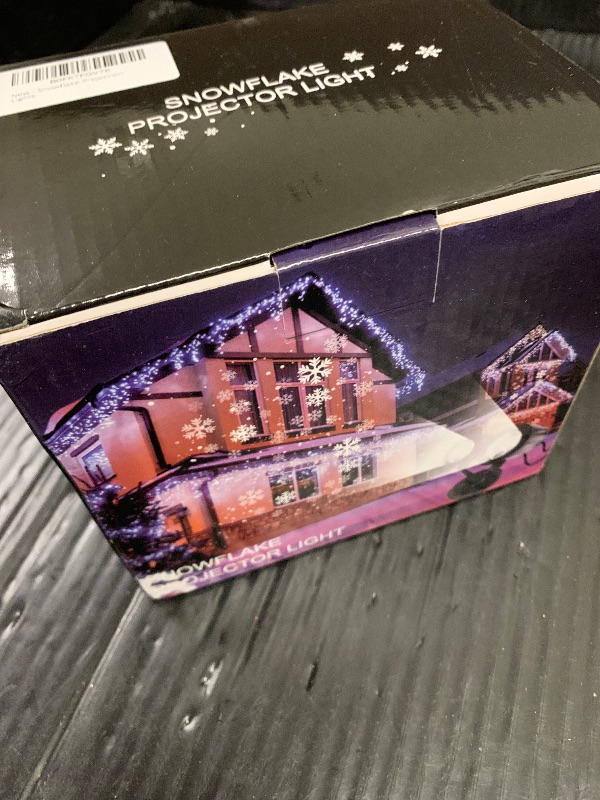 Photo 1 of 2025 Latest Snowflake Christmas Projector Lights Outdoor, Double Head Crystal-Clear Holiday Projector Outdoor with Timer, Snowfall LED Xmas Lights for House Outside Indoor Christmas Decorations