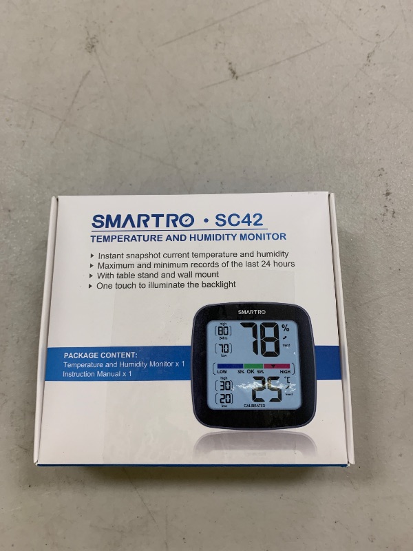 Photo 1 of SMARTRO SC42 Professional Digital Hygrometer Indoor Thermometer Room Humidity Gauge Pro Accuracy Calibration